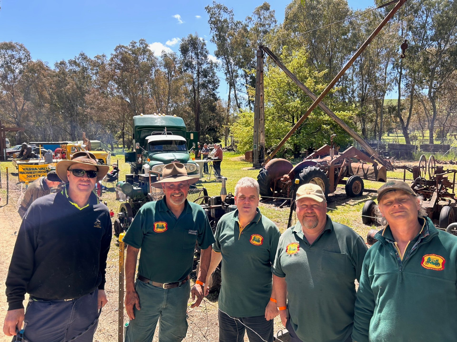 Exhibitors from the Yarra Valley Machinery Preservation Society